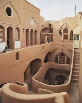 معماری شگفت‌انگیز «خانه اخوان» در کاشان(عکس)