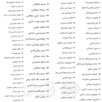 اسامی شهدای انفجار تروریستی کرمان