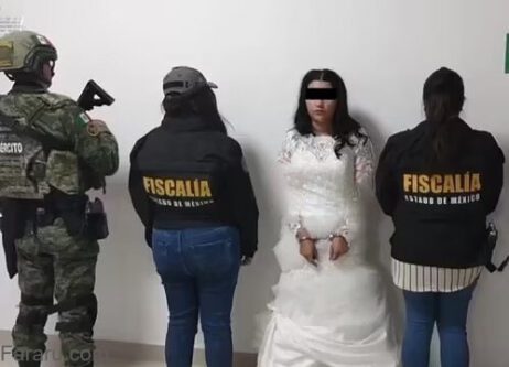 دستگیری عروس در روز عروسی +تصاویر