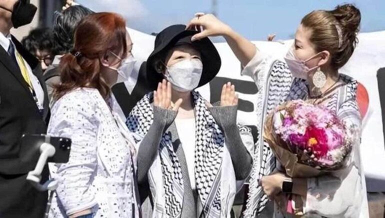 خانم مبارز ژاپنی که مورد علاقه حماس است! (عکس)