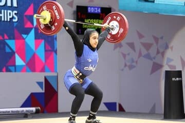 ۳ مدال برنز دختر وزنه‌ بردار ایران در قهرمانی آسیا