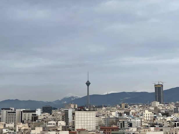 تصاویری از آسمان ابری و دیدنی تهران