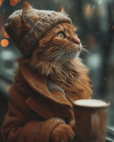 اگر گربه‌ها بجای آدم‌ها به کافه می‌رفتند(عکس)