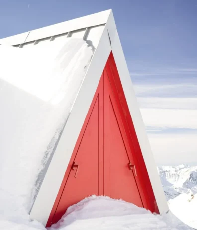 مهندسی شگفت‌انگیز پناهگاهی با مناظری پانورامایی از کوهستان+عکس