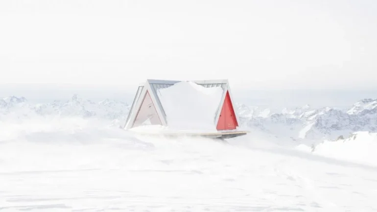 مهندسی شگفت‌انگیز پناهگاهی با مناظری پانورامایی از کوهستان+عکس