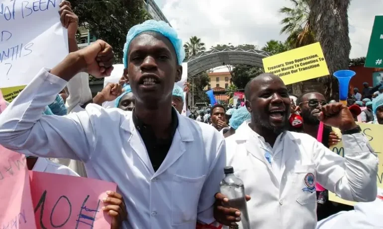 اعتراضات صنفی کادر درمان در کنیا