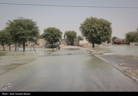 ‌‌سیلاب در منطقه دشتیاری سیستان وبلو چستان+(عکس)